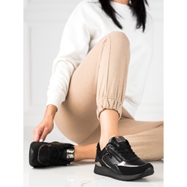 Ženske tenisice na Shelovet platformu crne crna 2