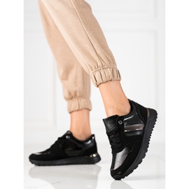 Ženske Shelovet crne tenisice na vezanje crna 1