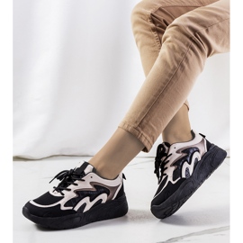 Crne Brito tenisice bijela crna 1