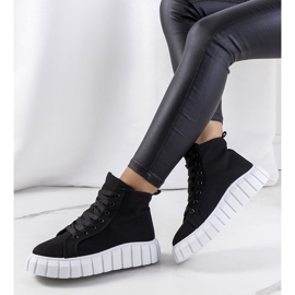 BM Crne tenisice na Horizo ​​platformi crna 1