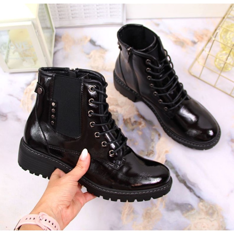 Crne izolirane čizme Vinceza W JAN140A crno 1