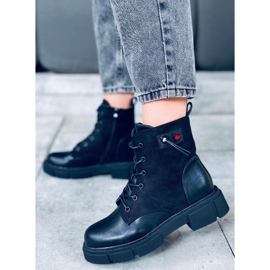 Provo crne čizme s debelim potplatom crna 2