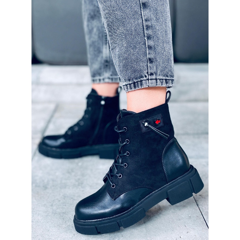 Provo crne čizme s debelim potplatom crno 2