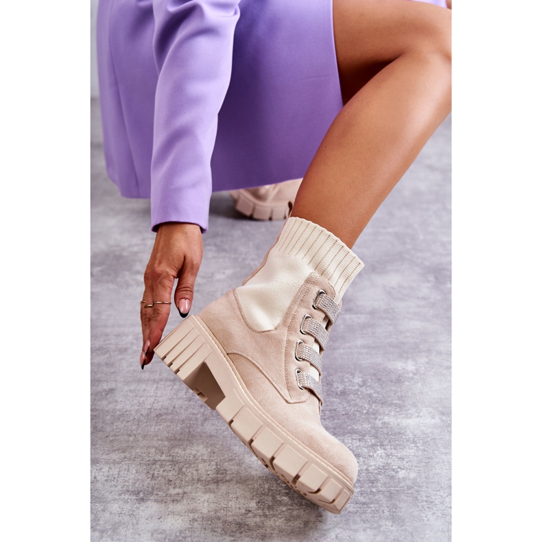 PS1 Hope bež čizme natikače od antilopa 1