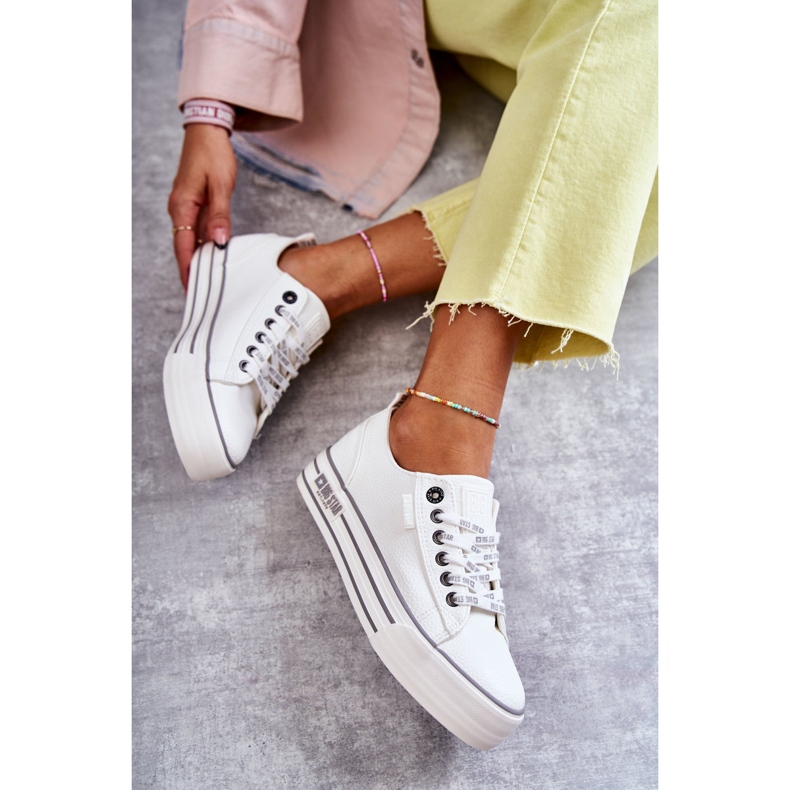 Niske ženske tenisice Big Star KK274014 Bijele bijela 2