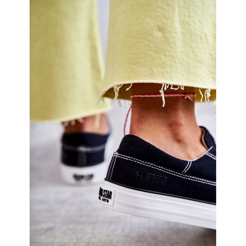 Ženske platnene tenisice Big Star KK274019 crne crna 2