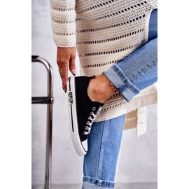 Ženske materijalne tenisice Big Star KK274102 crne crna 2