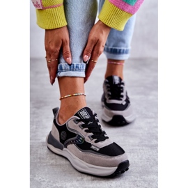 Ženske sportske tenisice Big Star KK274100 Black-Gray crno siva 2