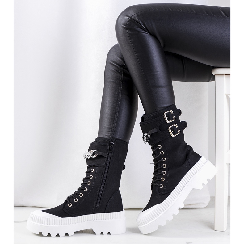 Crne tenisice s Taus lancem crna 1