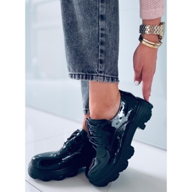 PA1 Pragma crne mokasinke s visokim potplatom crna 1