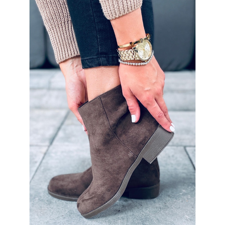 PA1 Verbe Green Ženske Chelsea čizme od antilopa zelena 2