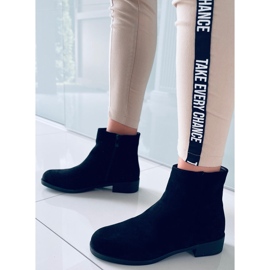 PA1 Ženske čizme Chelsea od antilopa Verbe Black crno 2