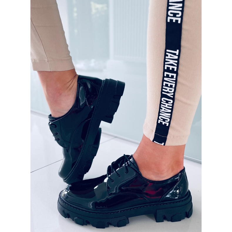 PA1 Tekla Black Shing mokasinke na vezanje crna 1