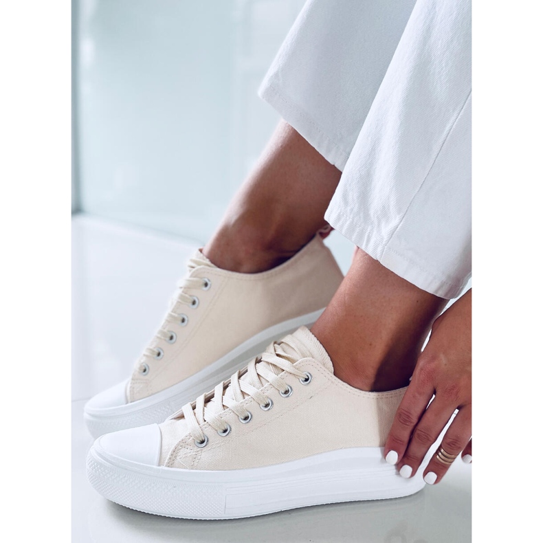 Ženske Ebbe Bež tenisice 2