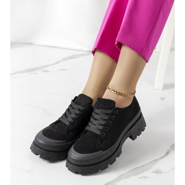 Crne tenisice na platformi Dearth crna 1