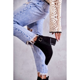 PS1 Crne vannes čizme od brušene kože na stupu crna 2