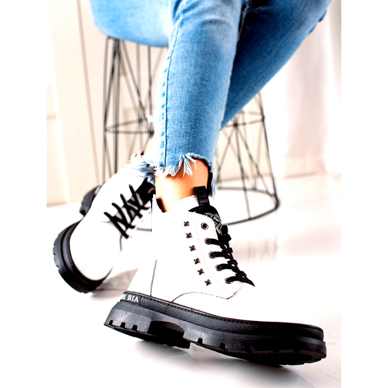 Bijele izolirane čizme Filippo DBT3063 / 21 WH bijela 3