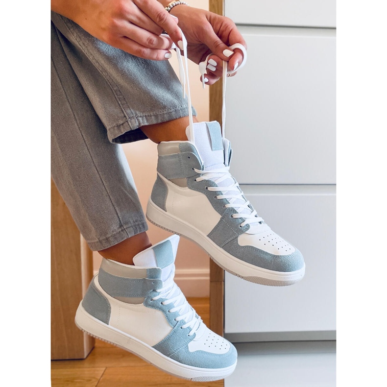 PA1 Dorcas Green tenisice do gležnja bijela plava 1