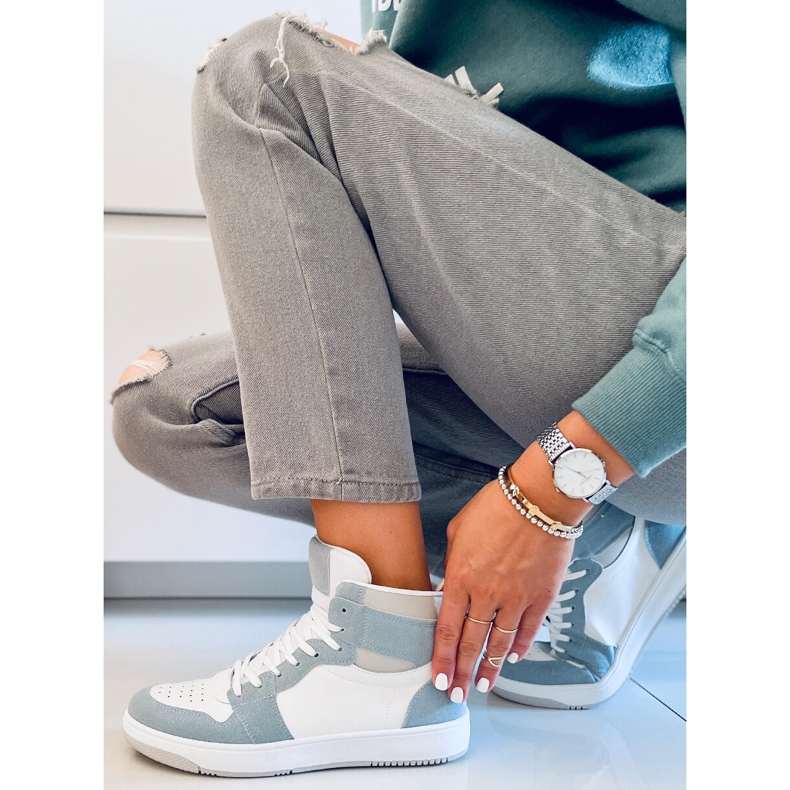 PA1 Dorcas Green tenisice do gležnja bijela plava 2