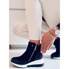 PA1 Čizme na wedge Micah Black crno 1