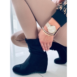 PA1 Čizme na klin Fiona Negro crna 2