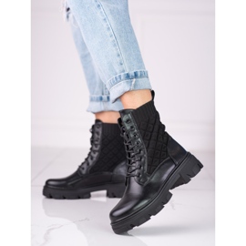 Shelovet ženske prošivene crne torbe na vezanje crno 1