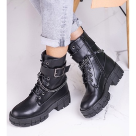 Crne Shelovet ženske torbe s debelim potplatom crna 1