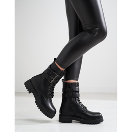 Shelovet ženske radnice s kopčama crna 1