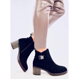 Klasične čizme na visoku petu Marsha Black crno 2