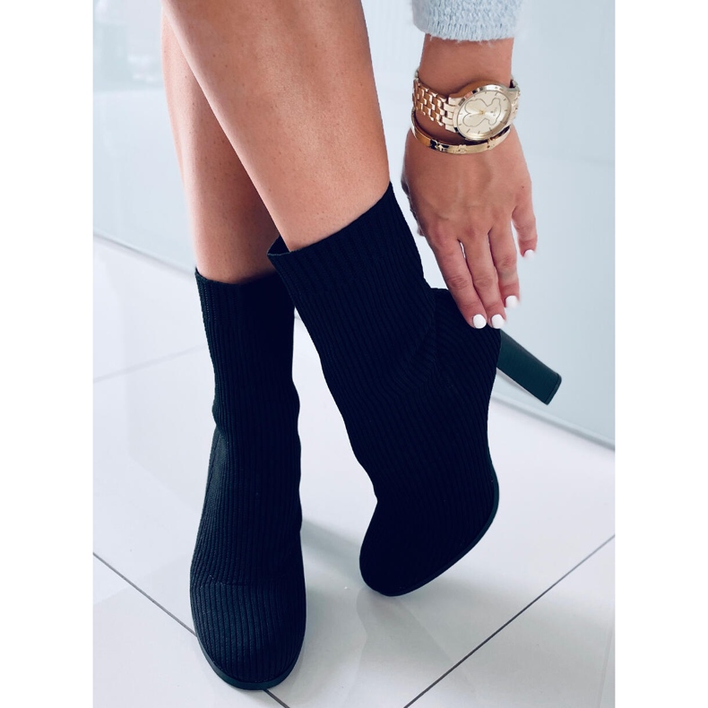 Hermione Black čizme s visokom petom crna 2