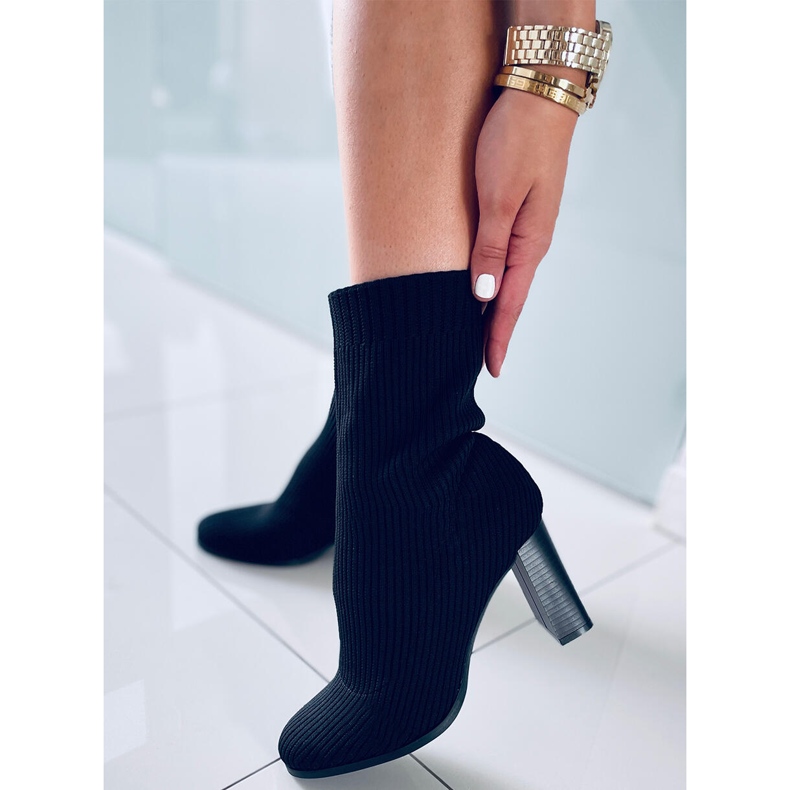 Hermione Black čizme s visokom petom crno 1