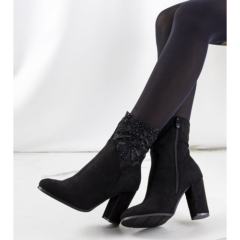 Crne visoke pete Onryx crna 2