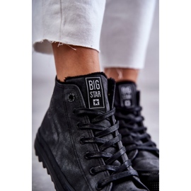 Ženske tenisice Big Star High Warm Black GG274069 crno 2