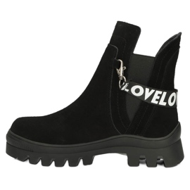 Gležnjače od brušene kože s ukrasom Filippo DBT3927 crne crna 3