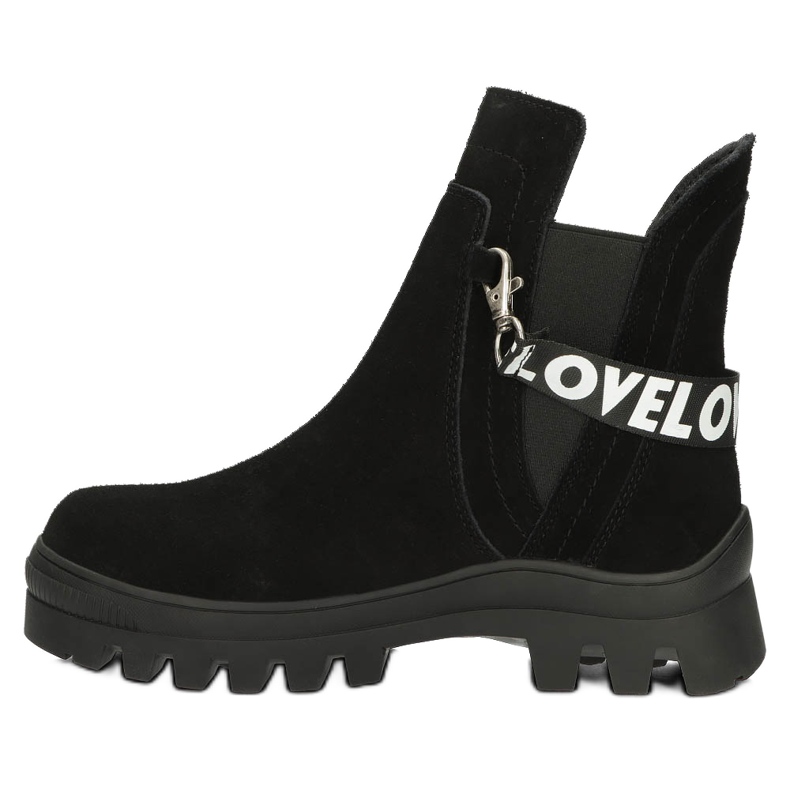 Gležnjače od brušene kože s ukrasom Filippo DBT3927 crne crno 3