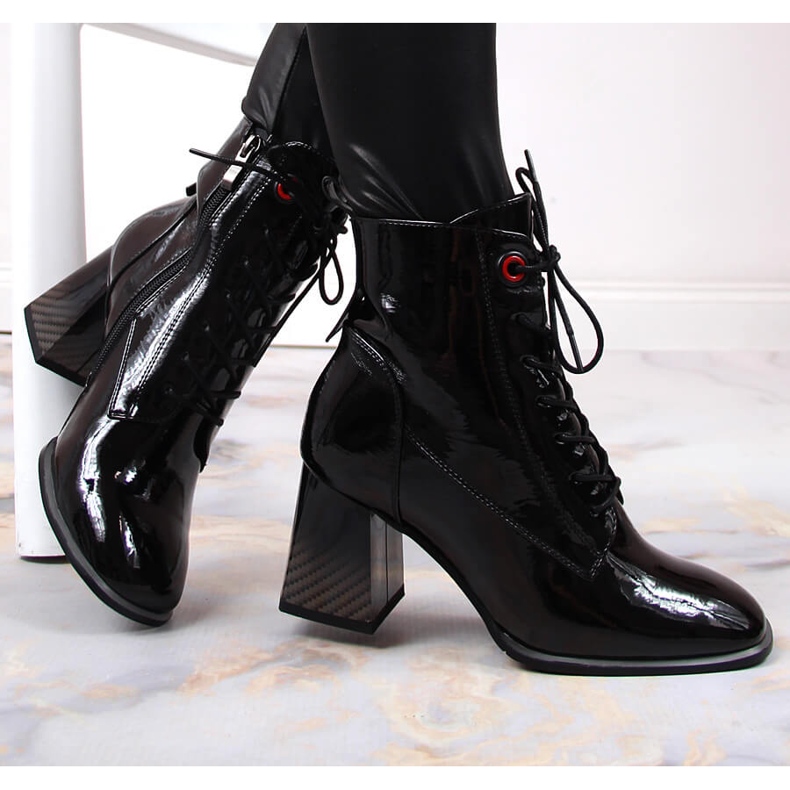 S.Barski Crne izolirane crne čizme S. Bararski crno 1