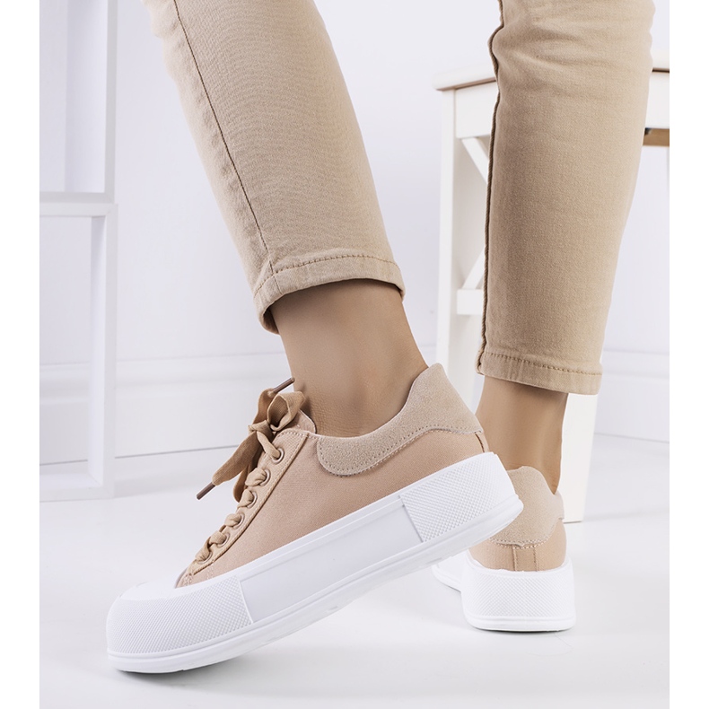 BM Smeđe tenisice na platformi Kilkenny smeđa 1