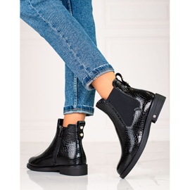 W. Potocki Ženske Chelsea čizme s izolacijom Potocki crno 1