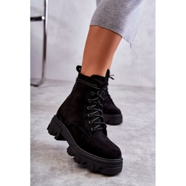 PG1 Tople čizme od brušene kože Radničke crne Darvin crna 1