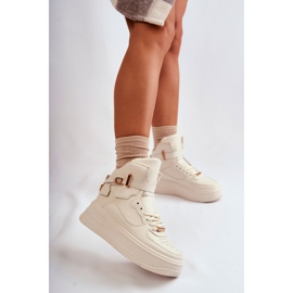 FB2 Ženske izolirane visoke sportske cipele Bež Lexa 2