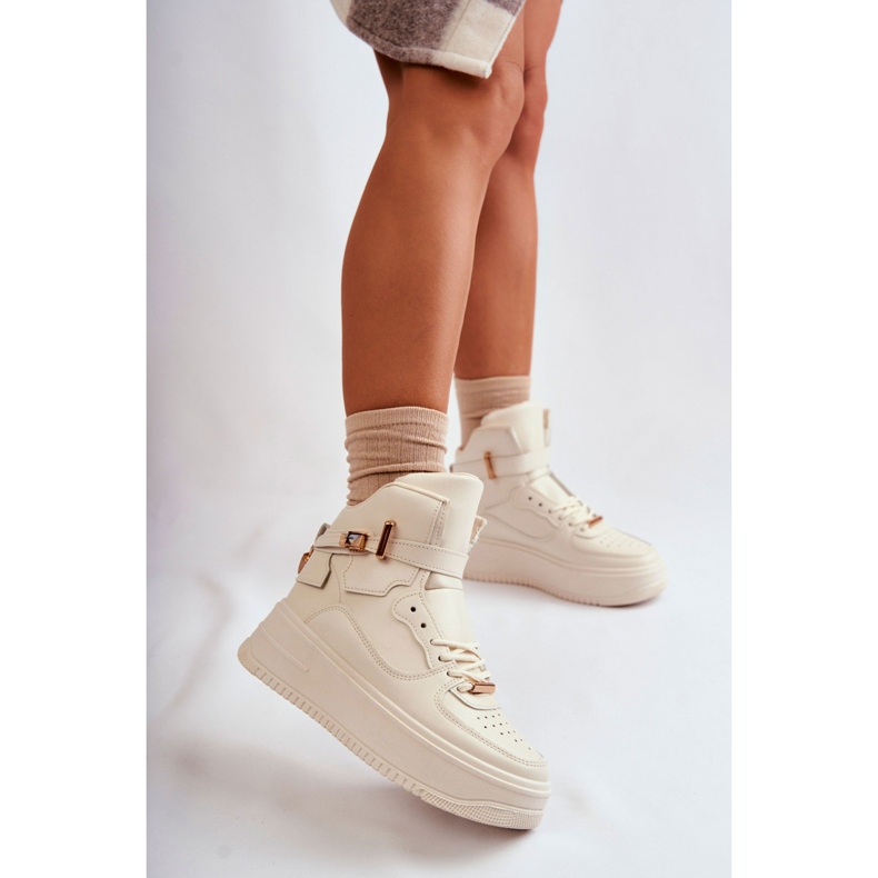 FB2 Ženske izolirane visoke sportske cipele Bež Lexa 2