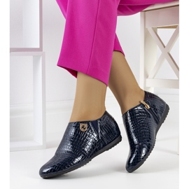 Mornarsko plave lakirane Nelec cipele plava 1