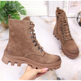 Ženske čizme, antilop smeđe čizme Potocki smeđa 1