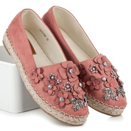 Marquiz Slip-on niske cipele s ukrasima ružičasta 1