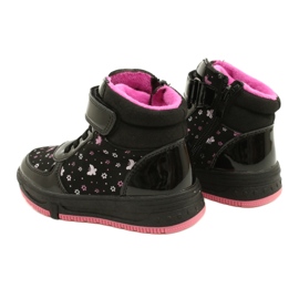 American Club Američke čizme Tople čizme XD66 crne crna ružičasta 5