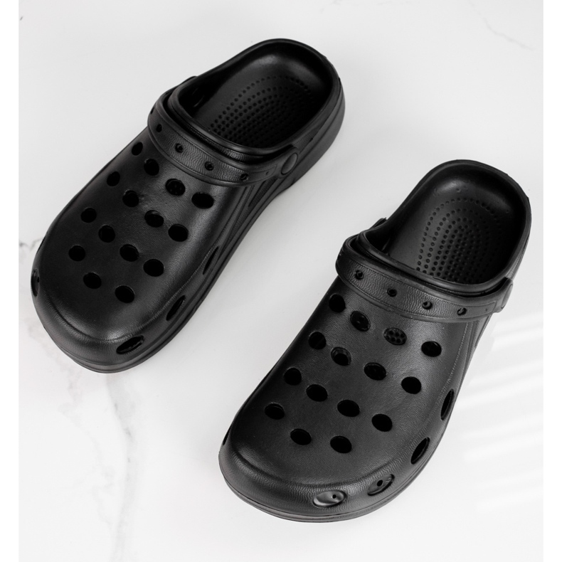 Lagane muške crne papuče Shelovet crno 1