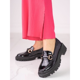 Crne lakirane ženske natikače Shelovet crna 1