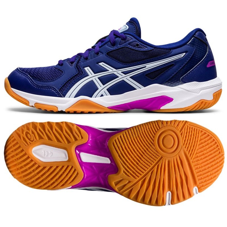 Asics Gel-Rocket 10 W 1072A056 405 tenisice za odbojku tamnoplava blues i tamnoplava 1