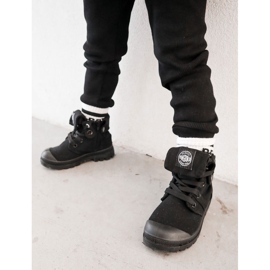 PA1 Dječje visoke tenisice crne Tobby crna 1