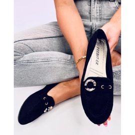 Arun Crne ženske mokasinke crno 1